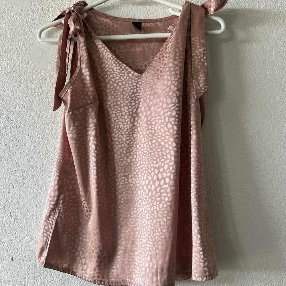 Elegant Pink Sleeveless Top
